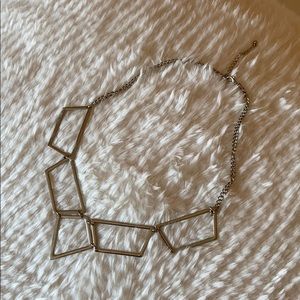 Geometric Shapes Statement Necklace